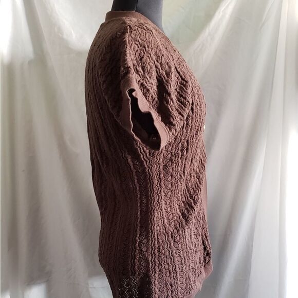 Dana Buchman short sleeve sweater size small - Picture 2 of 5